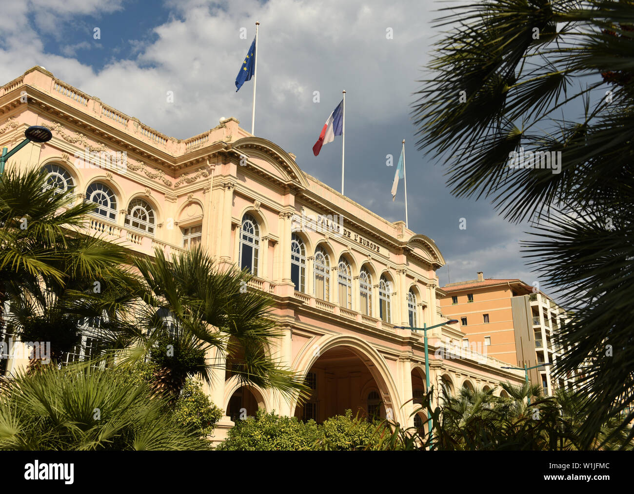Palais de l'Europe in Menton (Theater- und Konzertsaal in Menton) Frankreich Stockfoto