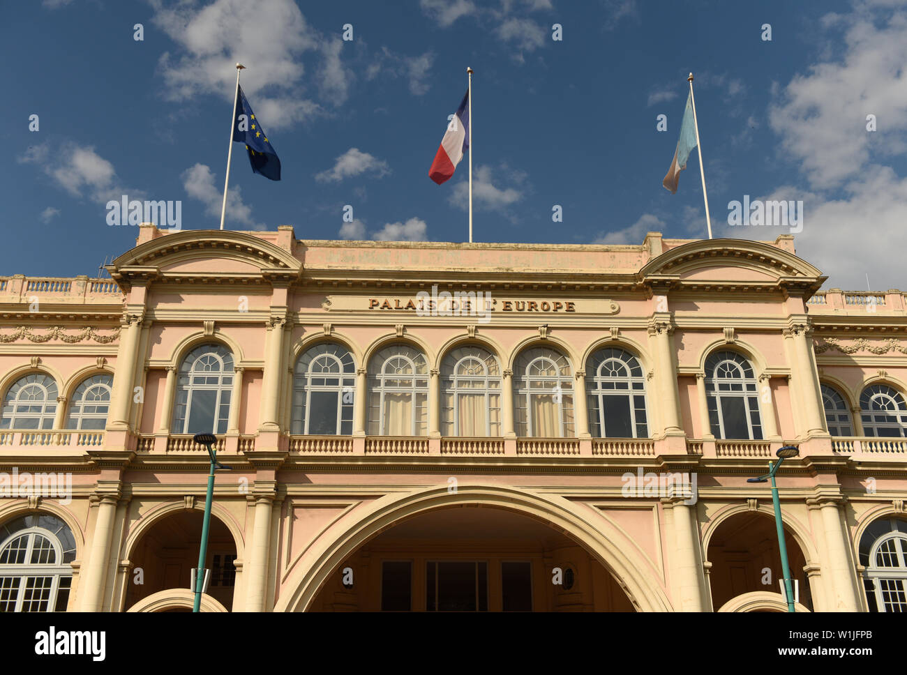 Palais de l'Europe in Menton (Theater- und Konzertsaal in Menton) Frankreich Stockfoto
