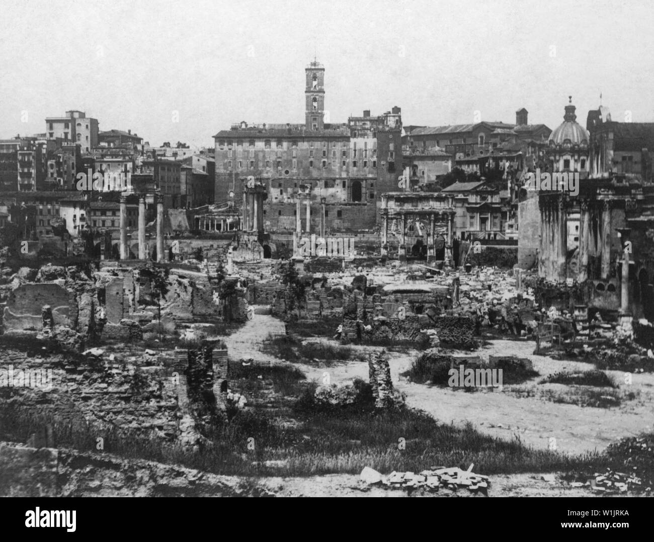 Rom, Forum Romanum, 1916 Stockfoto