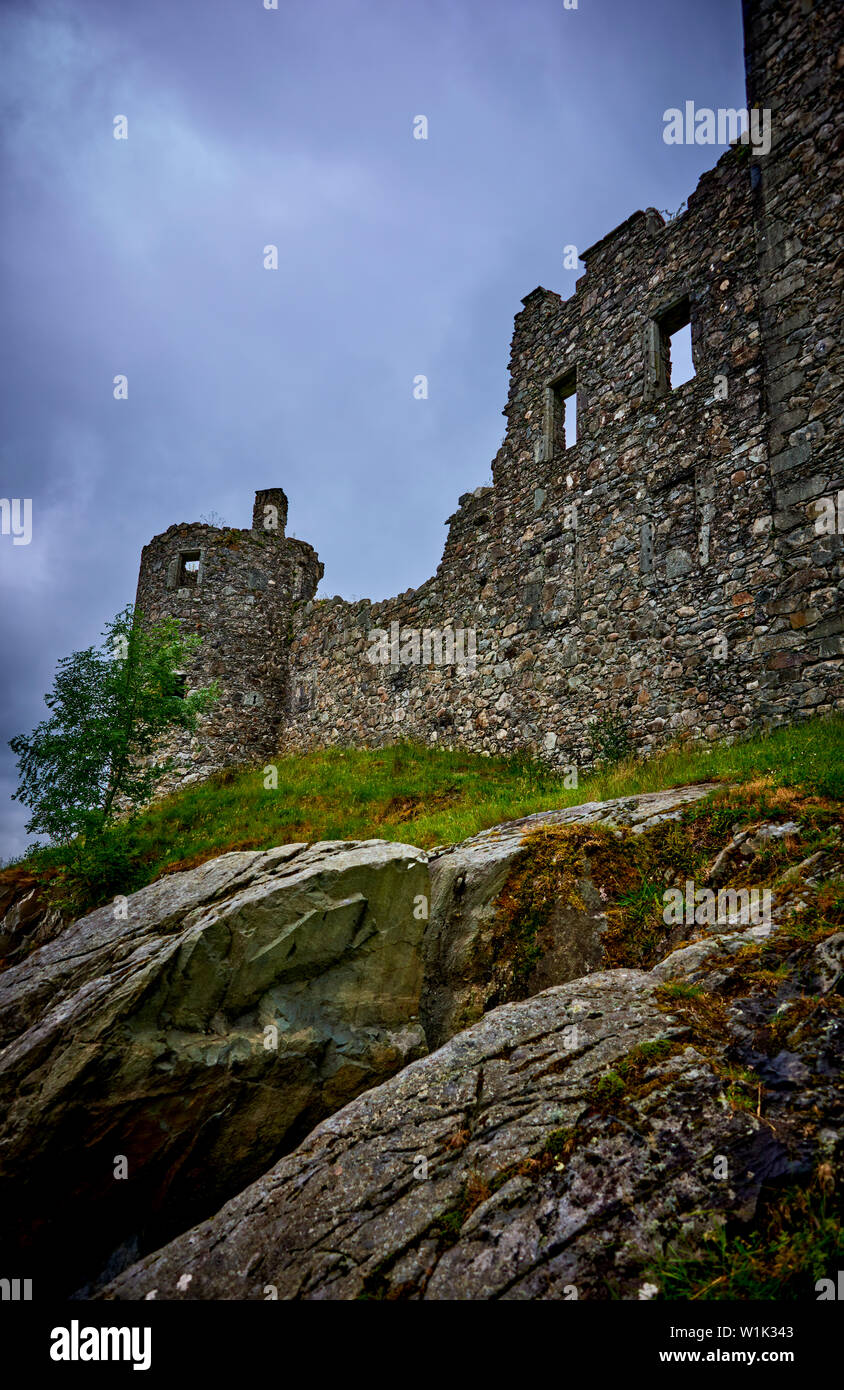 Kilchurn Castle (KC) Stockfoto