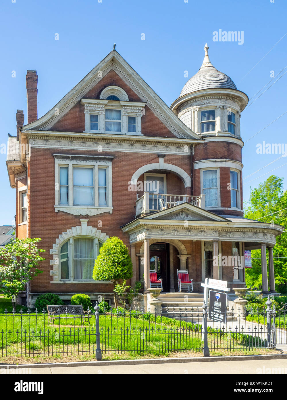 Herrschaftliches Haus in Paducah Kentucky USA. Stockfoto