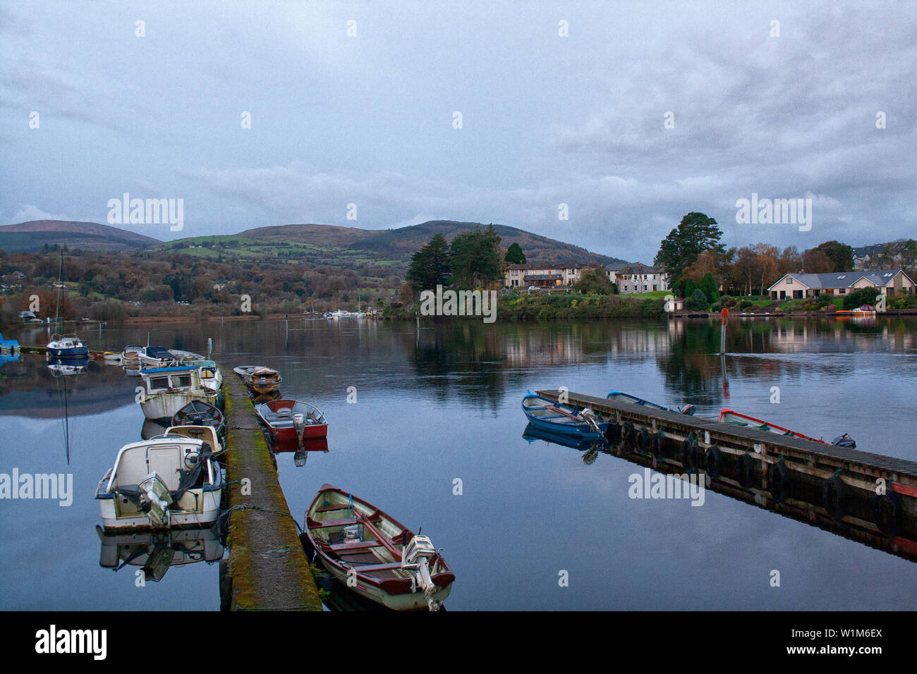 Derg Marina, Lough Derg an Killahoe, County Clare, Irland Stockfoto