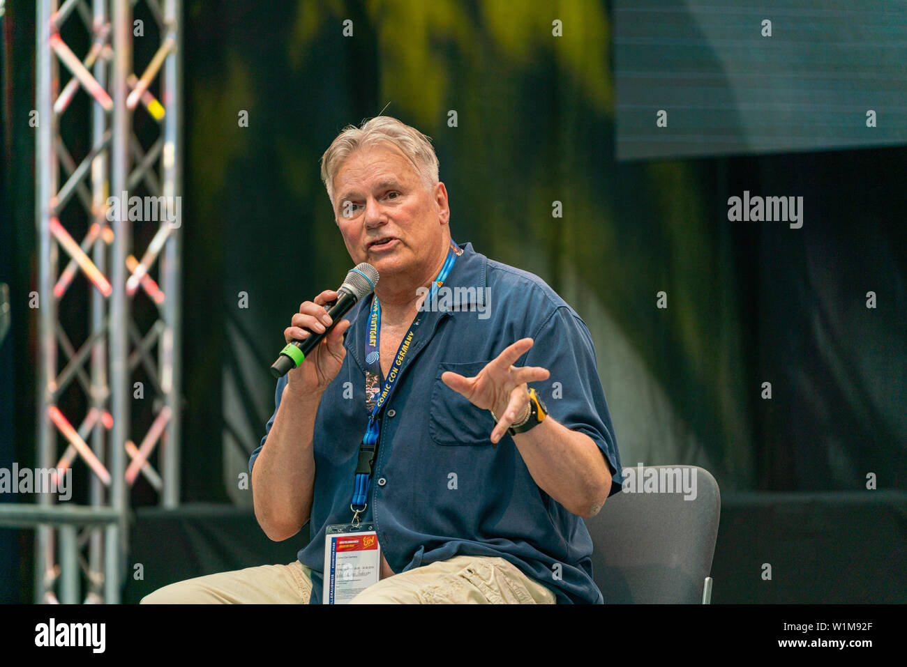 Stuttgart Deutschland Jun 29 2019 Richard Dean Anderson 1950 Us Amerikanischer Schauspieler Produzent Und Komponist Auf Comic Con Deutschland Stuttgart Zwei Tag Fan Convention Stockfotografie Alamy
