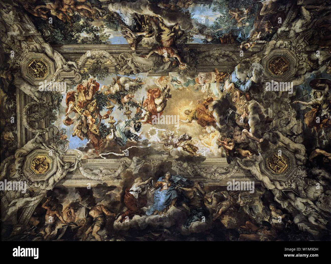 Pietro da Cortona - Triumph der Göttlichen Vorsehung 1639 Stockfoto