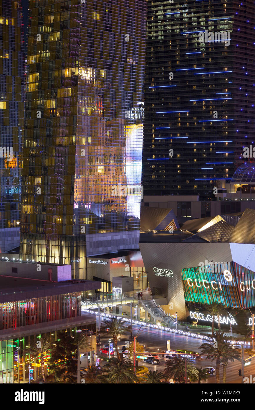 Veer Towers, Strip, South Las Vegas Boulevard, Las Vegas, Nevada, USA Stockfoto