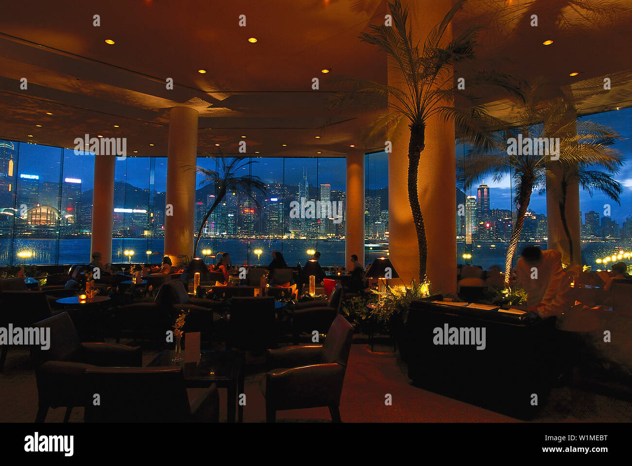 Lobby-Lounge, das Regent Hotel Kowloon Hong Kong Stockfoto