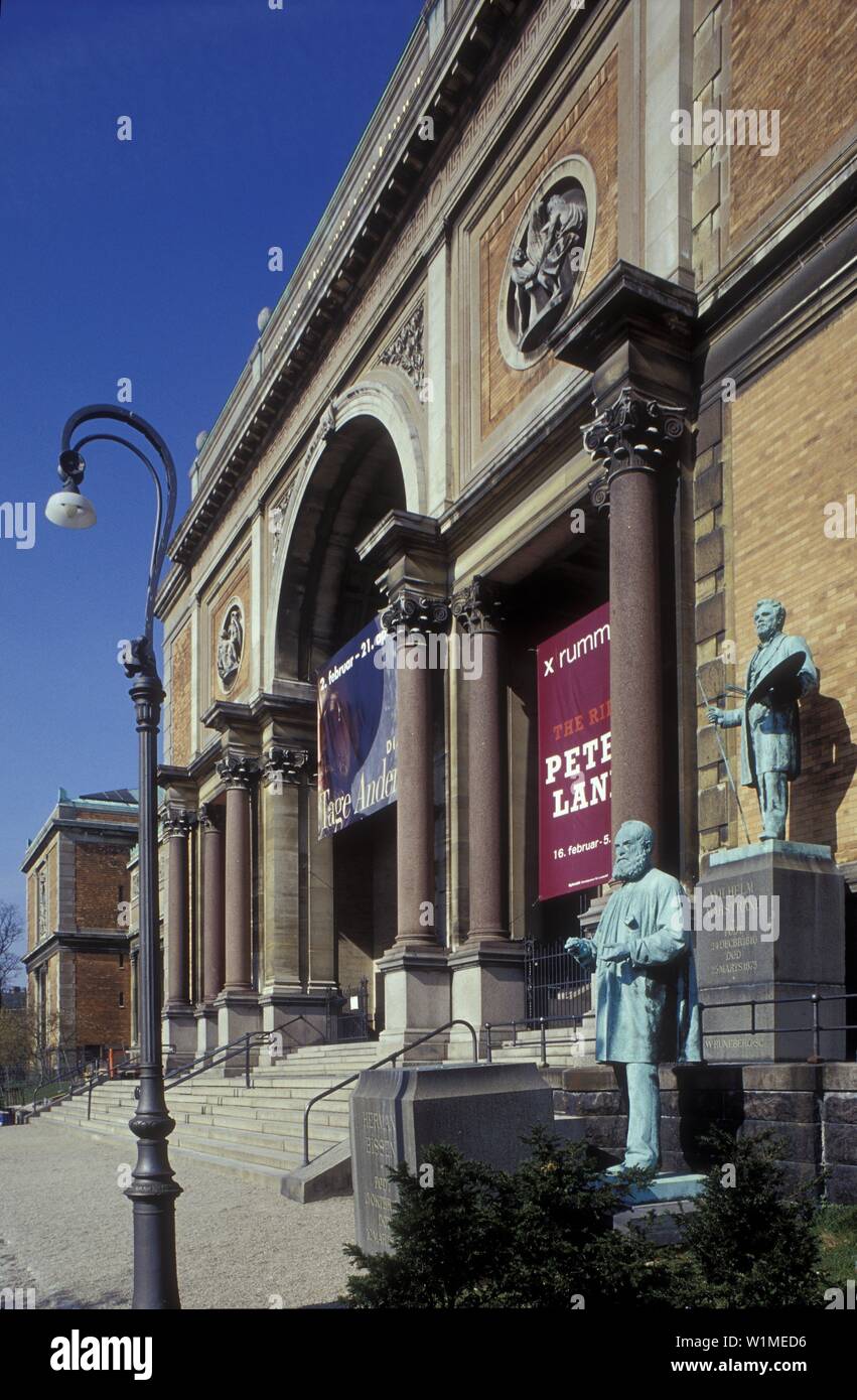 Öffentliche Museum of Art in Kopenhagen Dänemark Stockfoto