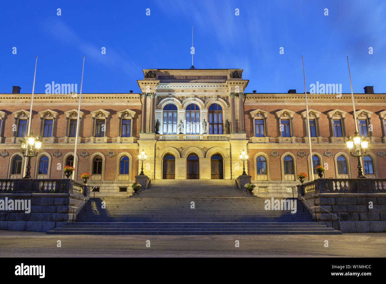 Gebäude der Universität in Uppsala, Uppland, Schweden, Schweden, Skandinavien, Nordeuropa, Europa Stockfoto