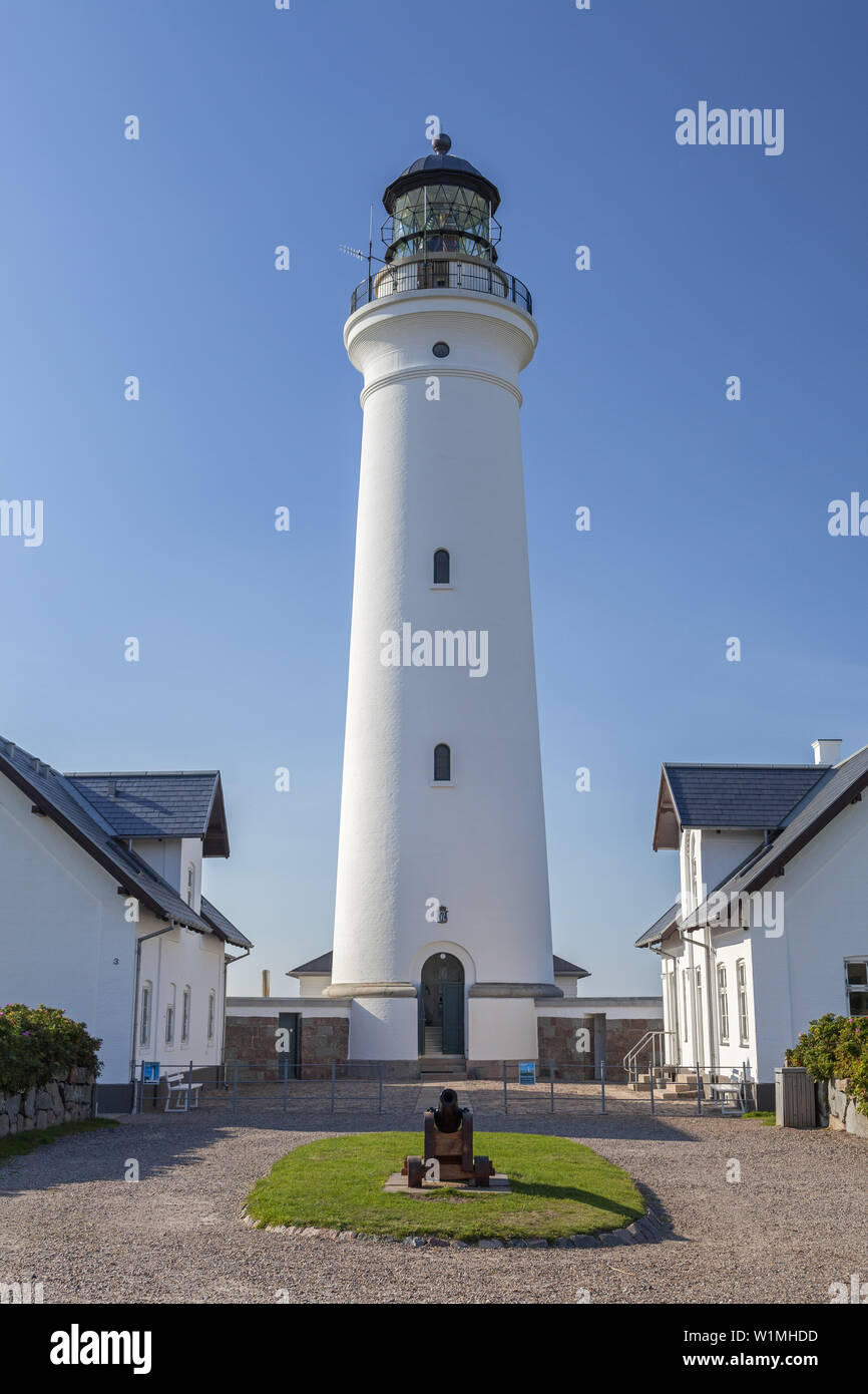 Leuchtturm von Hirthals, Nordjütland, Jütland, Cimbrian Halbinsel, Skandinavien, Dänemark, Nordeuropa Stockfoto