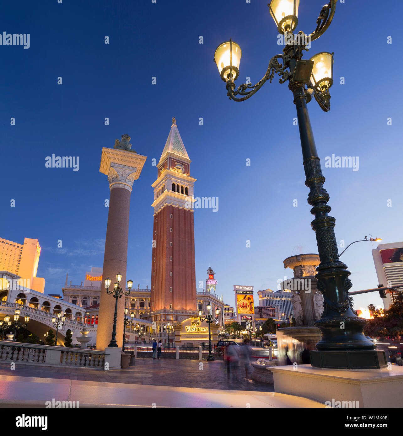 Venetian Hotel, Strip, South Las Vegas Boulevard, Las Vegas, Nevada, USA Stockfoto