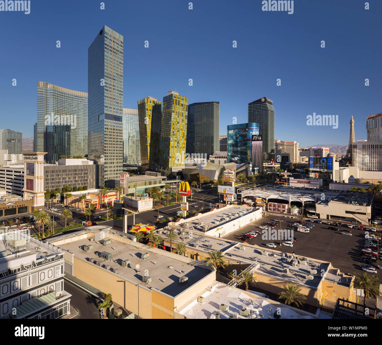 City Center Place, Veer Towers, Aria Resort, Strip, South Las Vegas Boulevard, Las Vegas, Nevada, USA Stockfoto