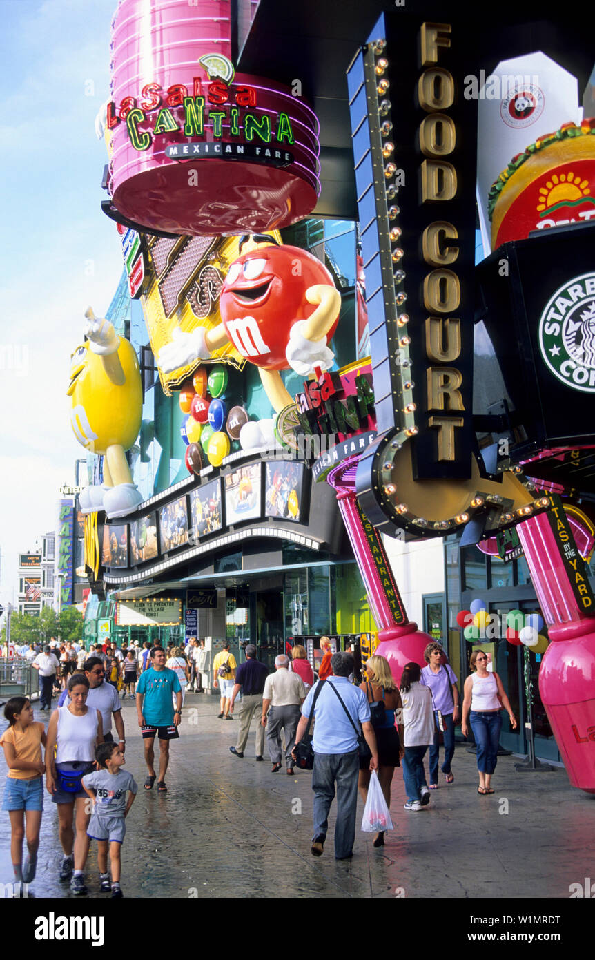 Am Las Vegas Boulevard, Las Vegas, Nevada, USA Stockfoto