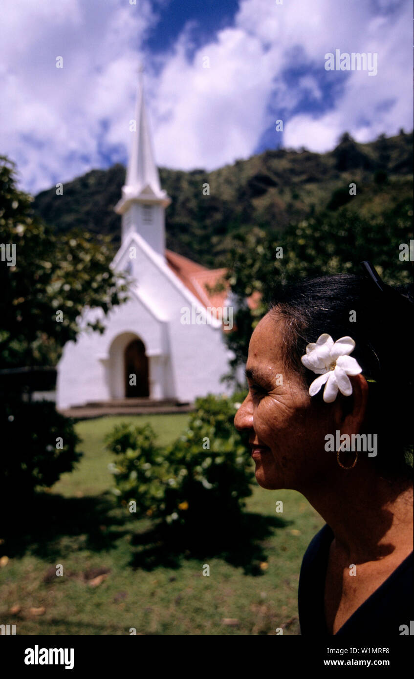 Fatu Hiva - Marquesas Französisch-polynesien - South Pacific - HERR Stockfoto