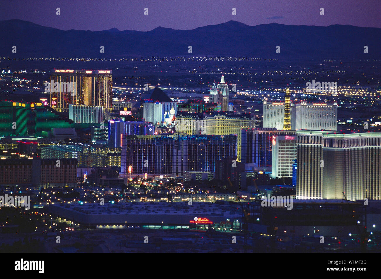 Südlichen Ende des Strip, in Las Vegas Nevada, USA Stockfoto