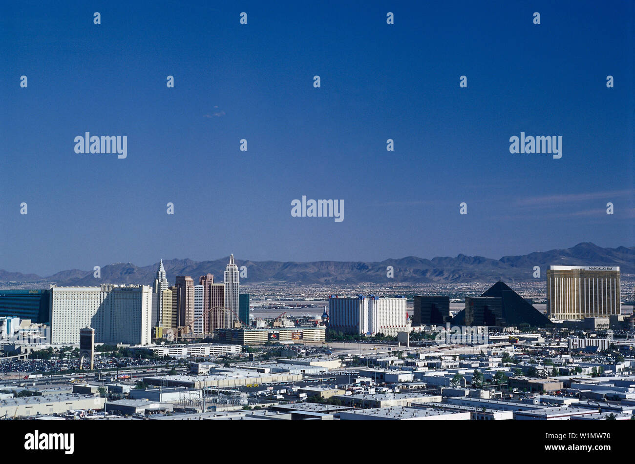 Südlichen Ende des Strip, in Las Vegas Nevada, USA Stockfoto