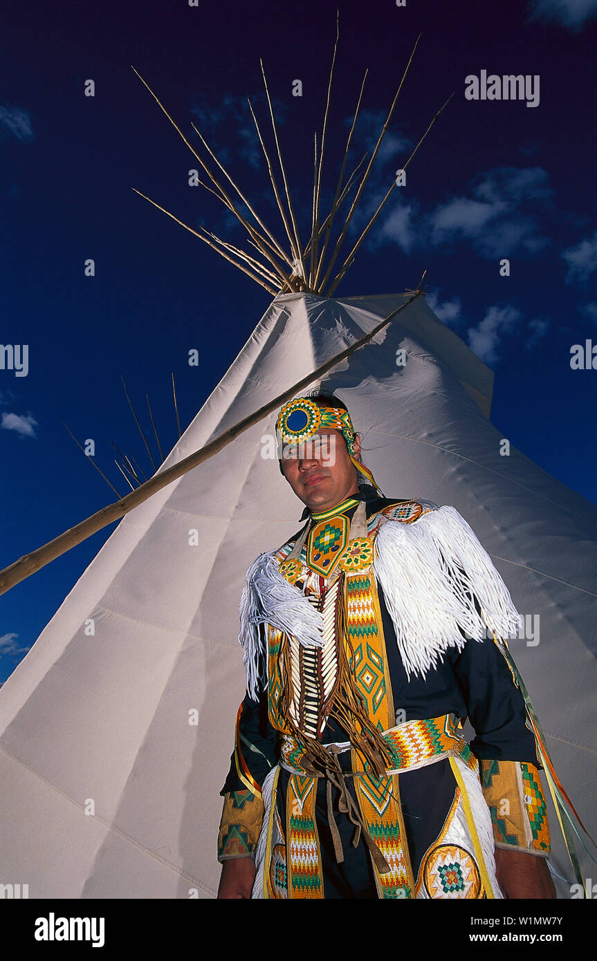 North American Indian Tage, Browning, Montana USA Stockfoto