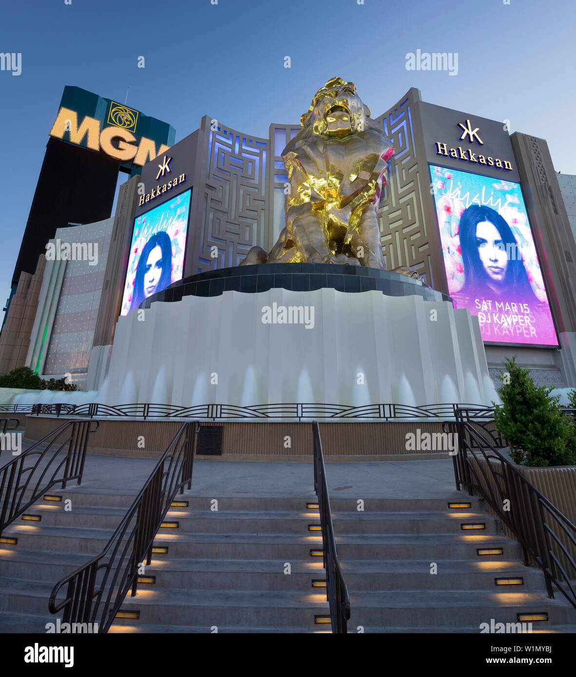 MGM Grand Hotel, South Las Vegas Boulevard, Las Vegas, Nevada, USA Stockfoto