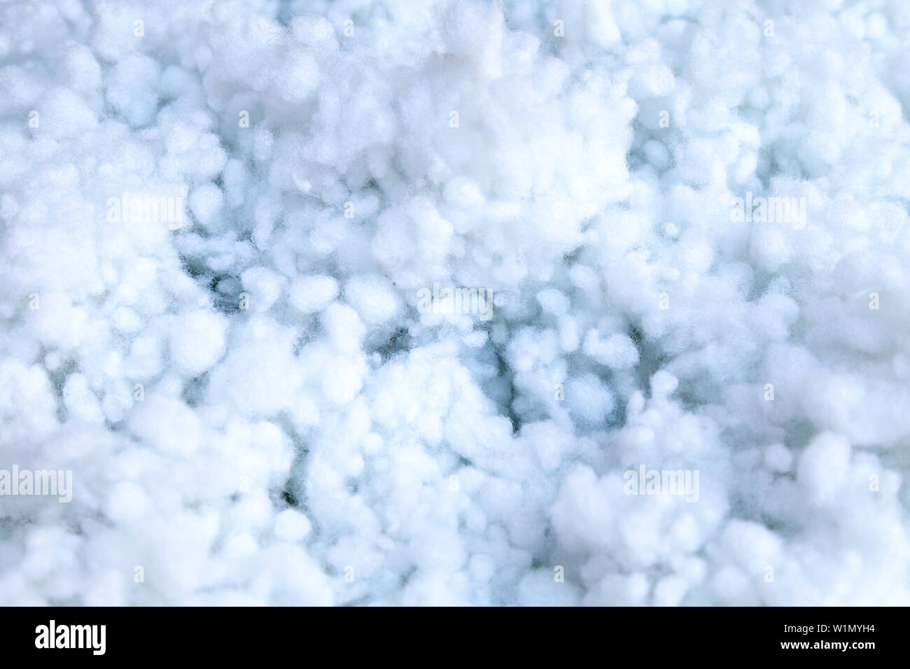 Siliconbeschichtetes Fibre Füllmaterial. Hintergrund Stockfoto