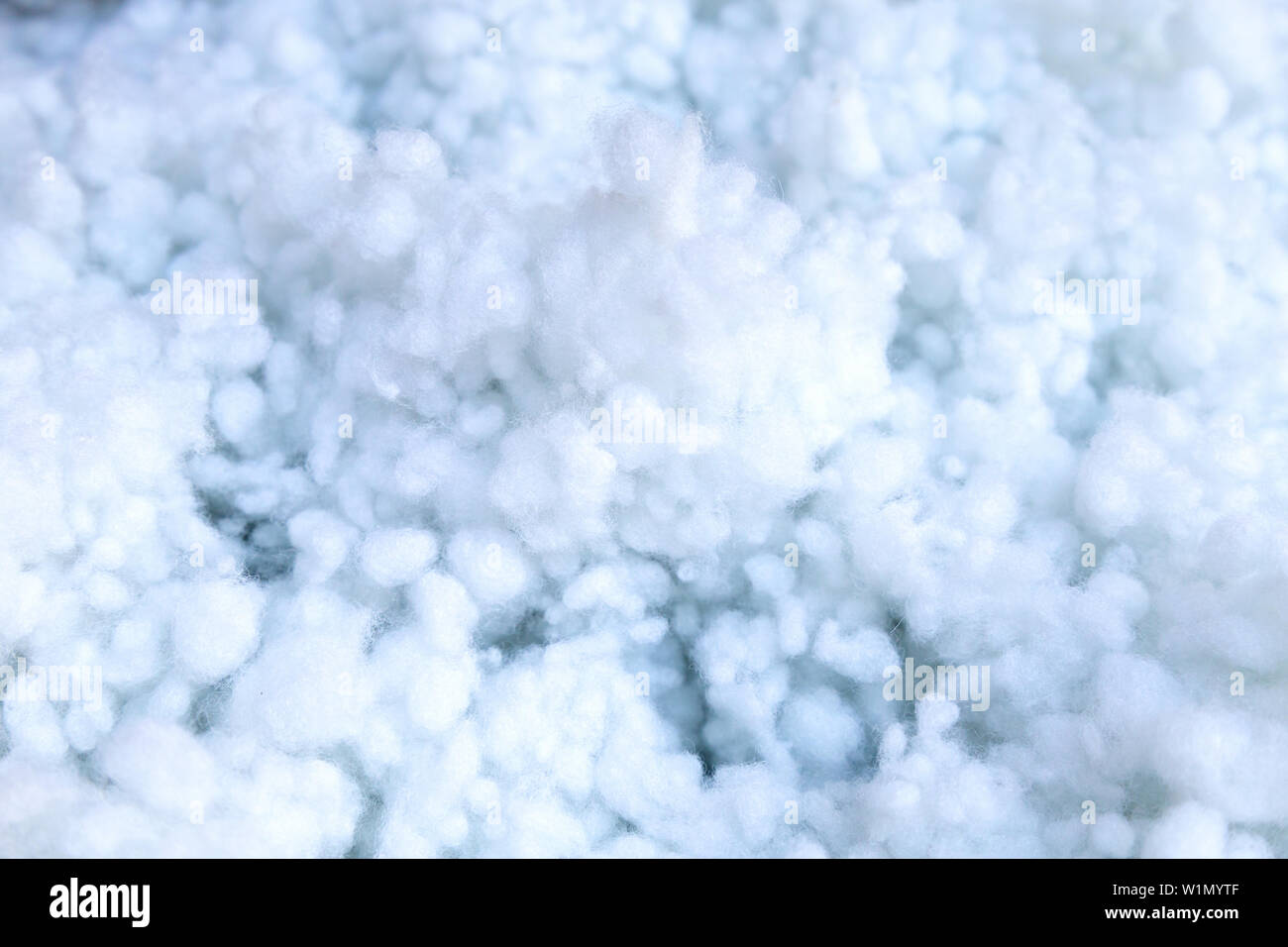 Siliconbeschichtetes Fibre Füllmaterial. Hintergrund Stockfoto