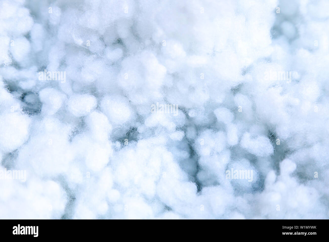 Siliconbeschichtetes Fibre Füllmaterial. Hintergrund Stockfoto