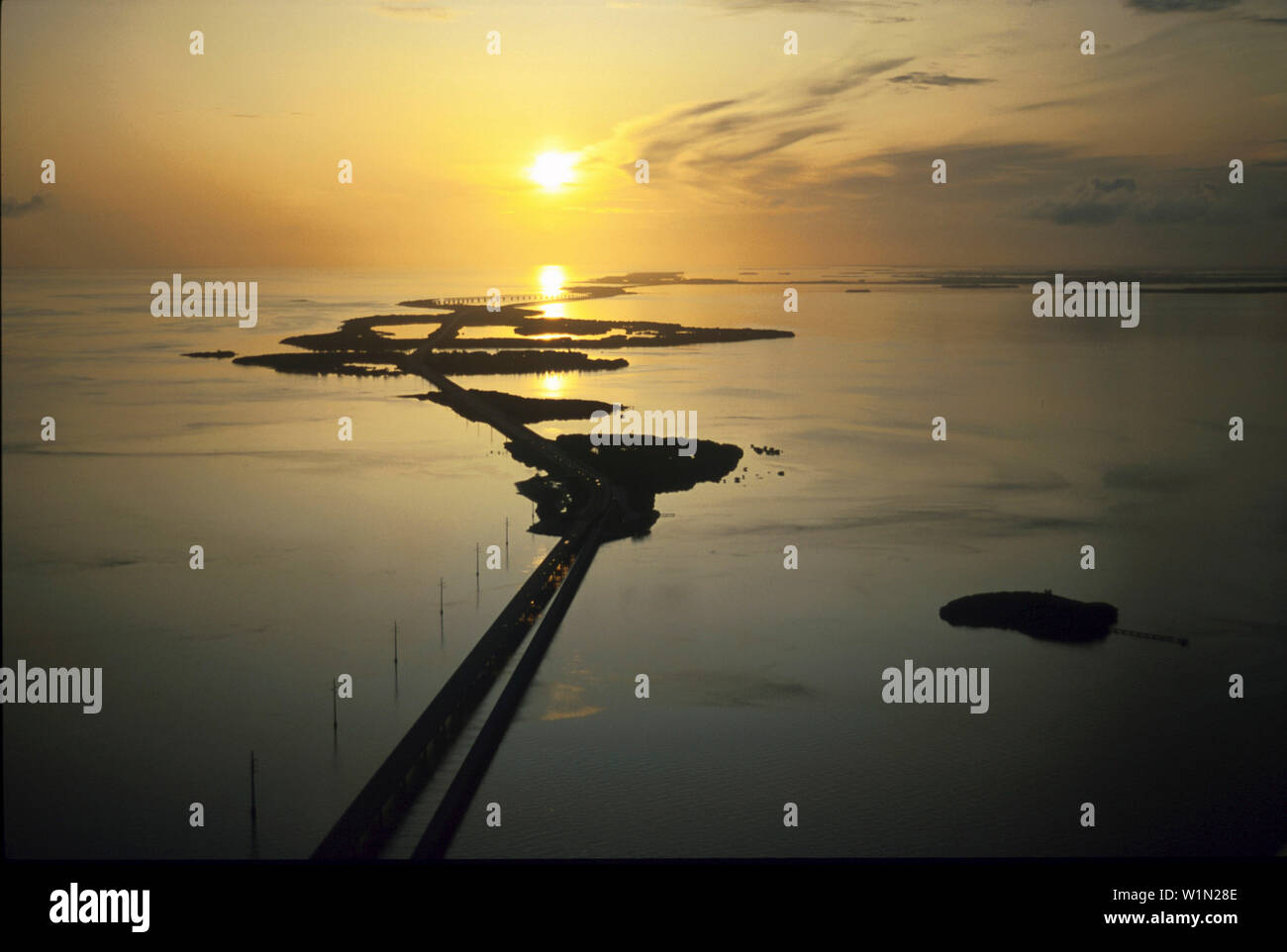 Sieben Florida-Keys Miles-Bridge, Florida, USA Stockfoto