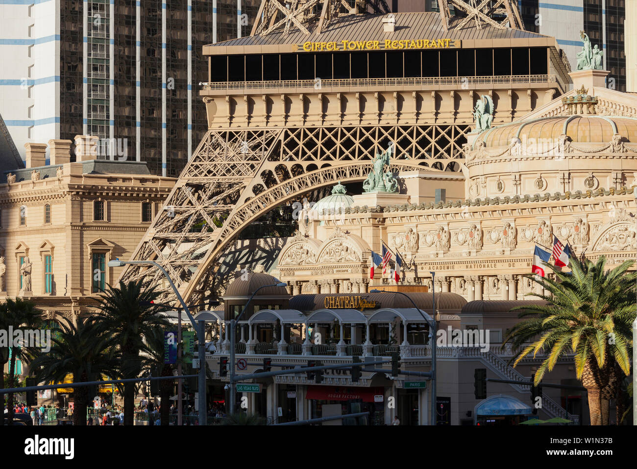 Paris Hotel in Las Vegas, Strip, South Las Vegas Boulevard, Las Vegas, Nevada, USA Stockfoto