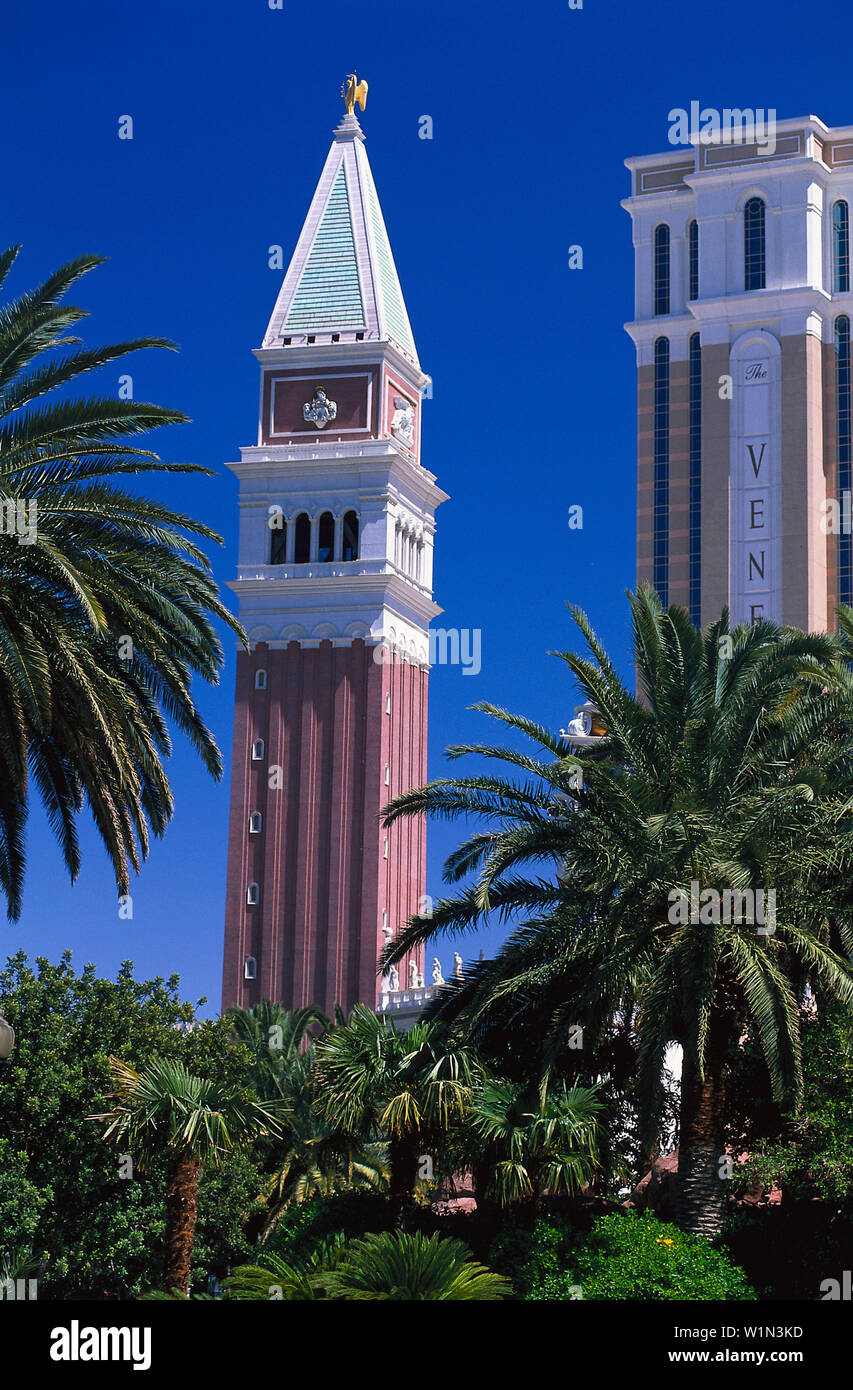 Venetiain Hotel & Casino, Las Vegas, Nevada, USA Stockfoto