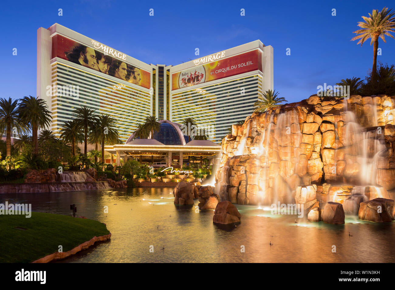 Mirage Hotel, Strip, South Las Vegas Boulevard, Las Vegas, Nevada, USA Stockfoto