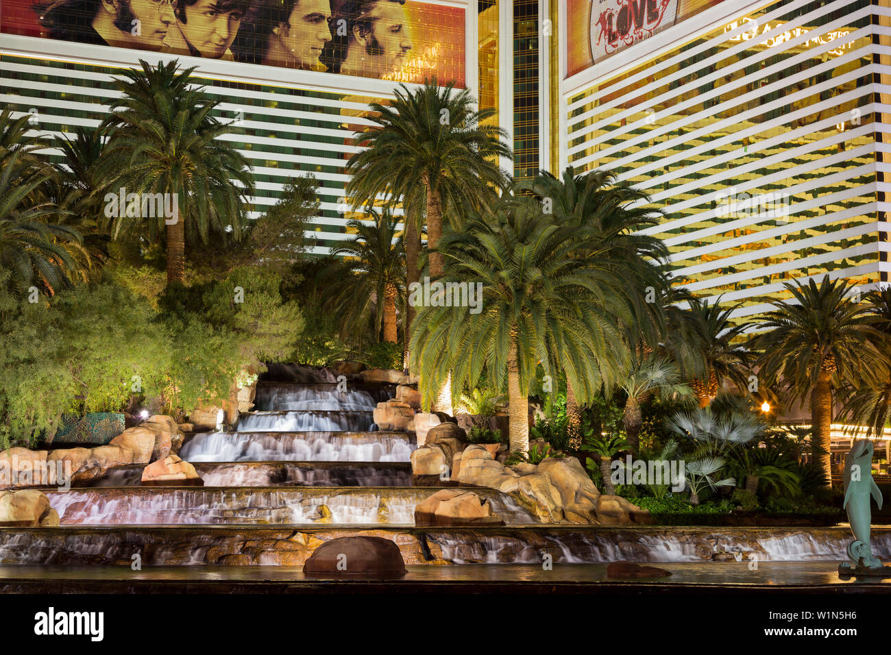 Mirage Hotel, Strip, South Las Vegas Boulevard, Las Vegas, Nevada, USA Stockfoto