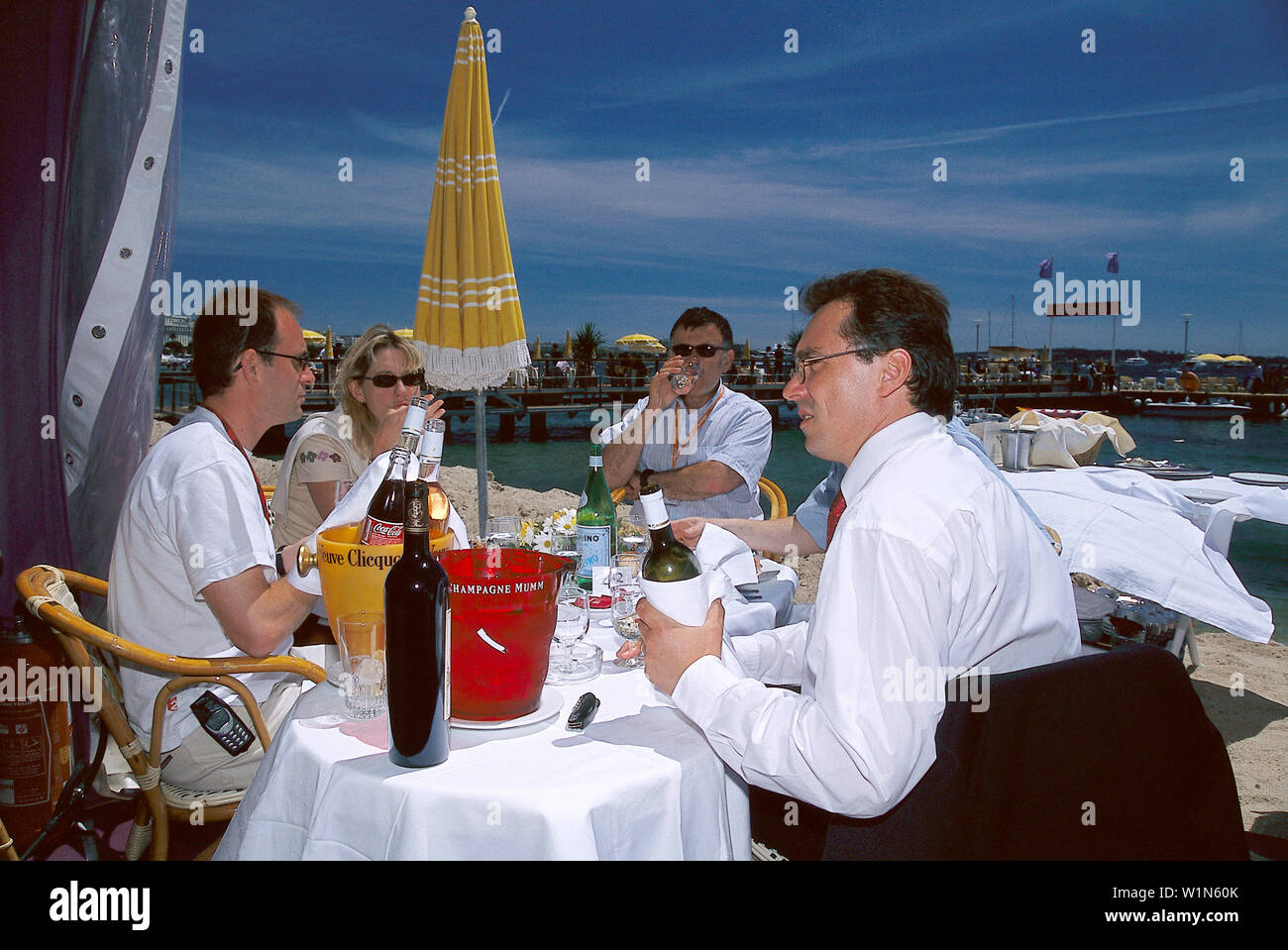 Festival de Cannes, Boulevard De La Croisette, Cannes Cote d ' Azur, Frankreich Stockfoto