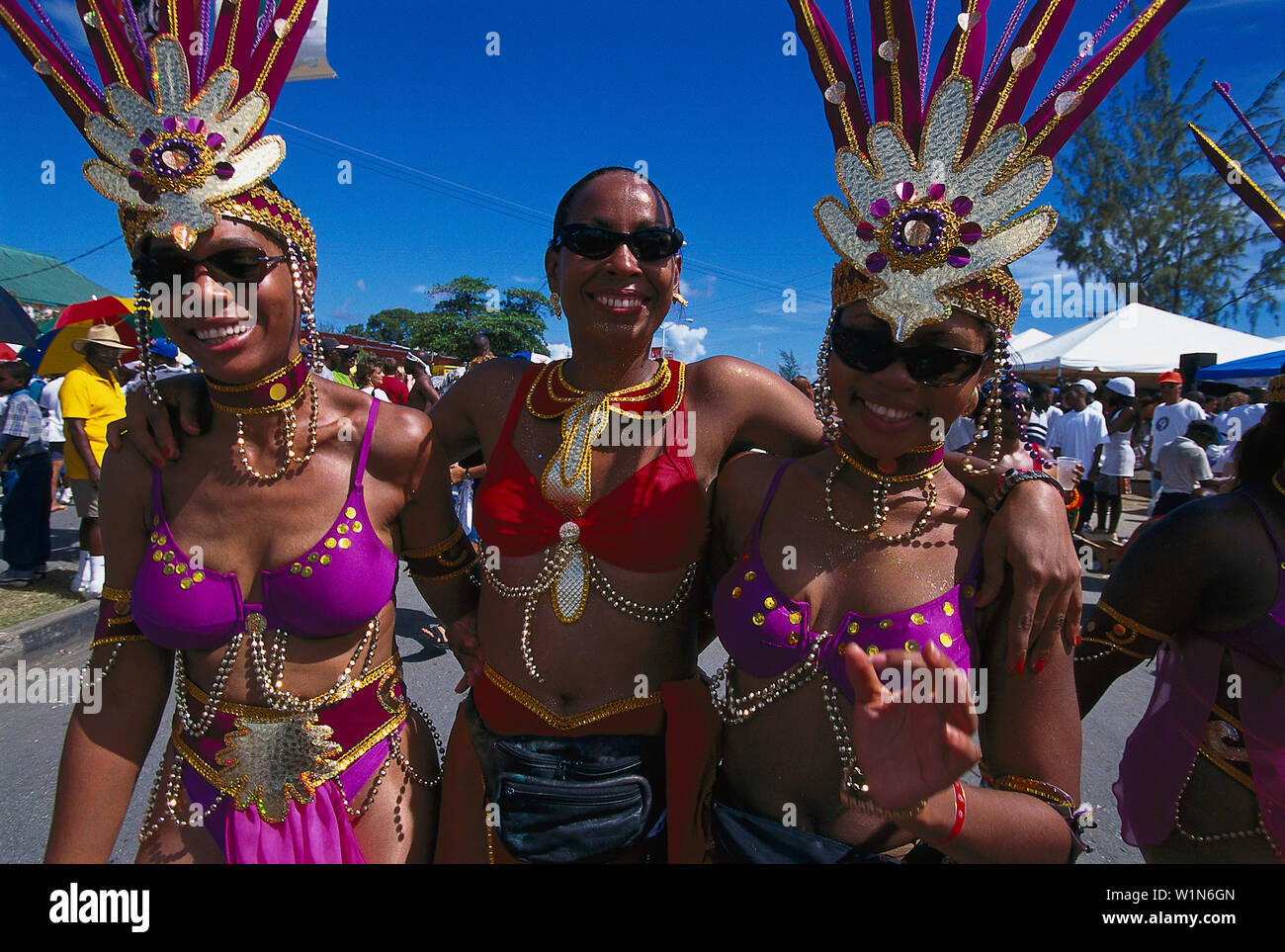 Grand Kadcoment Tag, Crop Over Festival, Bridgetown St. Michael, Barbados Stockfoto