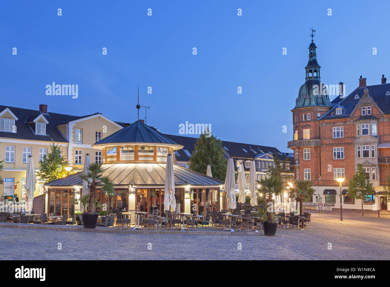 Altstadt von Hillerød, Insel von Neuseeland, Skandinavien, Dänemark, Nordeuropa Stockfoto