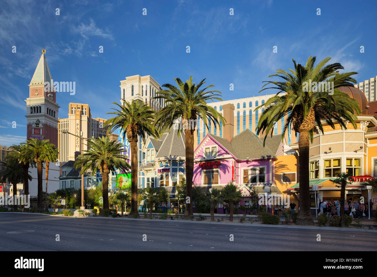 Venetian Hotel, Strip, South Las Vegas Boulevard, Las Vegas, Nevada, USA Stockfoto