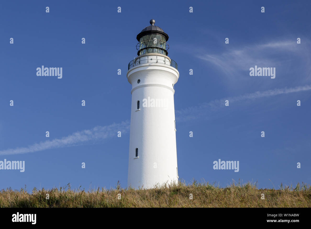 Leuchtturm von Hirthals, Nordjütland, Jütland, Cimbrian Halbinsel, Skandinavien, Dänemark, Nordeuropa Stockfoto