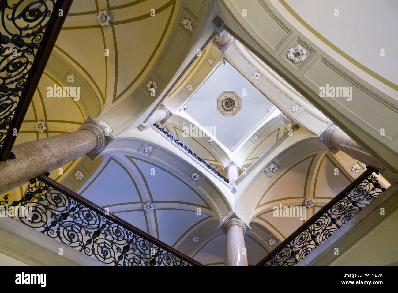 Treppenhaus, UNESCO-Weltkulturerbe Stadt Graz - Altstadt, Steiermark, Austria Stockfoto