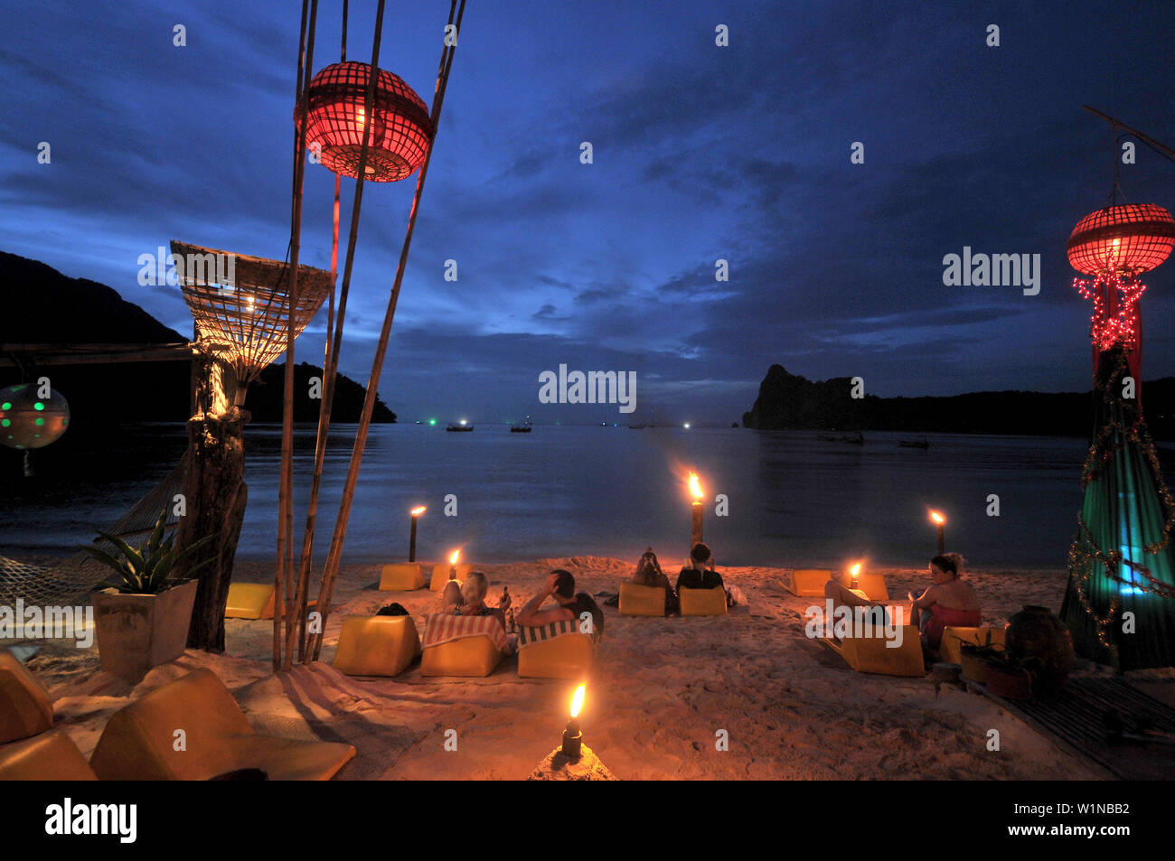 Lo Dalam Bay, Ko Phi Phi, Andamanensee, Thailand, Asien Stockfoto