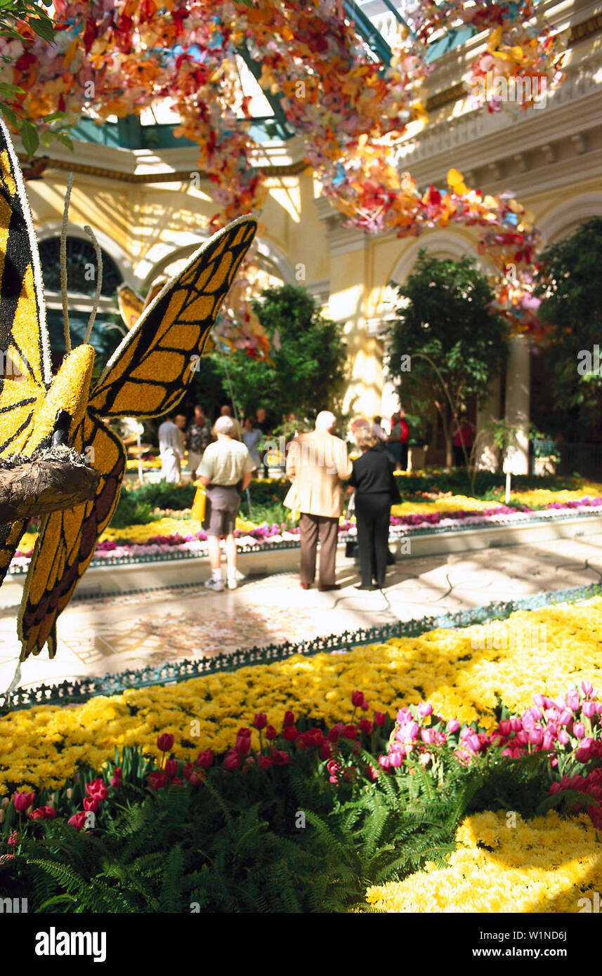 Hotel Bellagio´s Botanischer Garten, Las Vegas, Nevada, USA Stockfoto