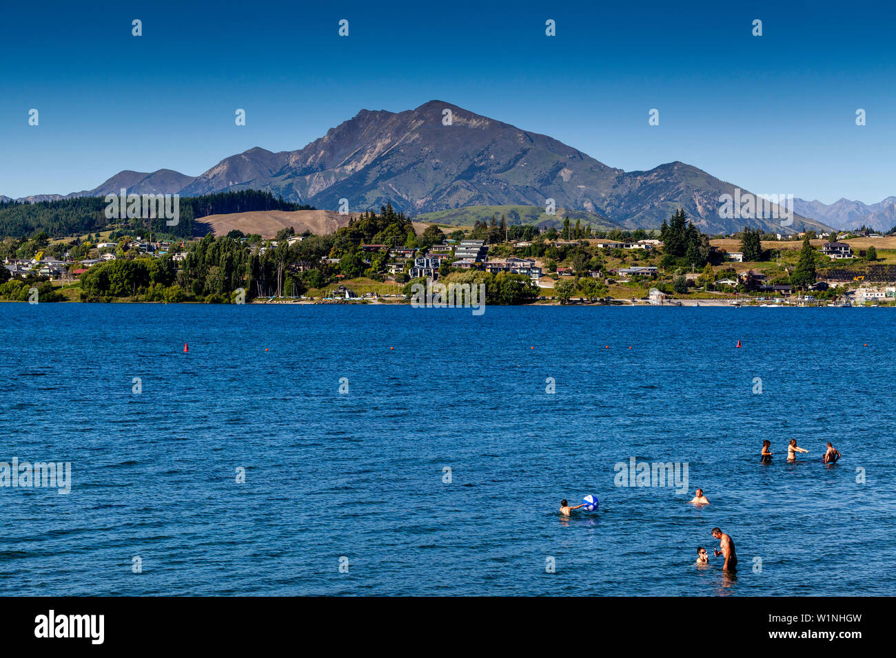Lake Wanaka, Region Otago, Südinsel, Neuseeland Stockfoto