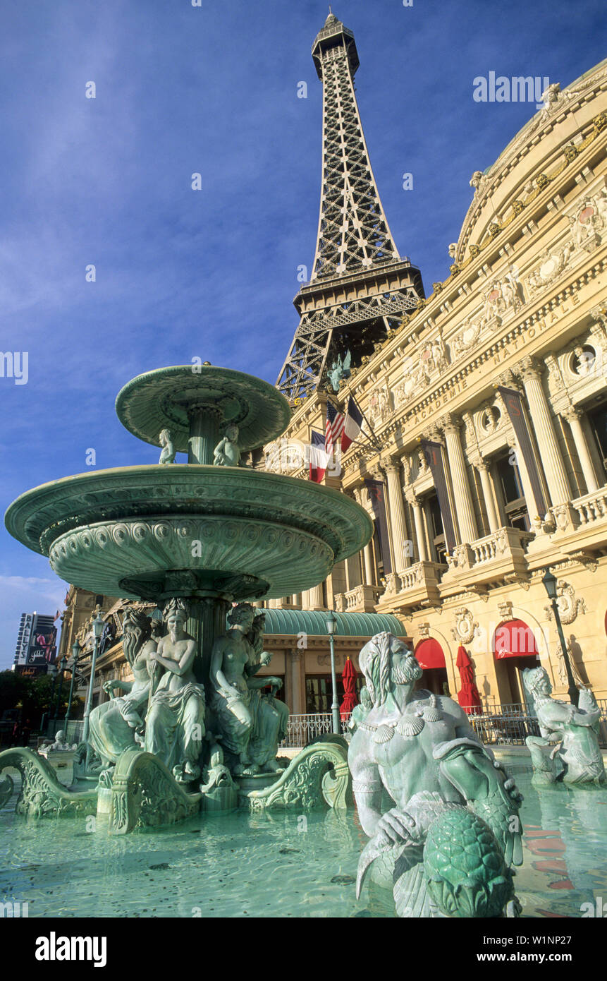 Paris Paris Hotel und Casino, Paris Paris Hotel and Casino, Las Vegas Boulevard, Las Vegas, Nevada, USA Stockfoto
