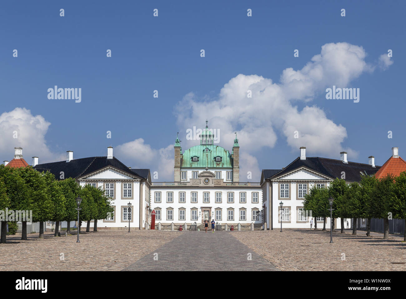 Schloss Fredensborg Slot in Fredensborg, Insel von Neuseeland, Skandinavien, Dänemark, Nordeuropa Stockfoto
