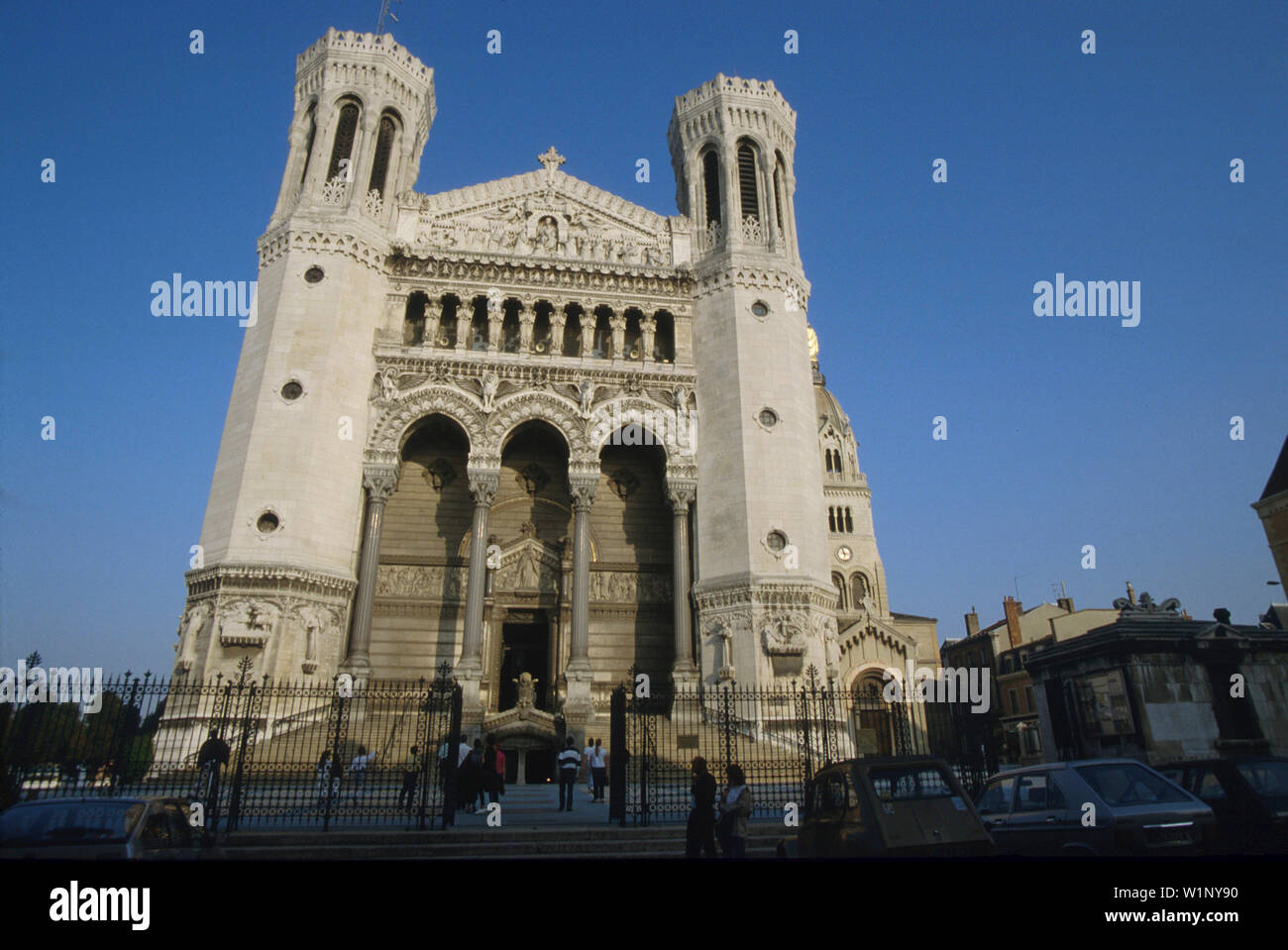 Basilika La Fourviére, Lyon, Frankreich Stockfoto