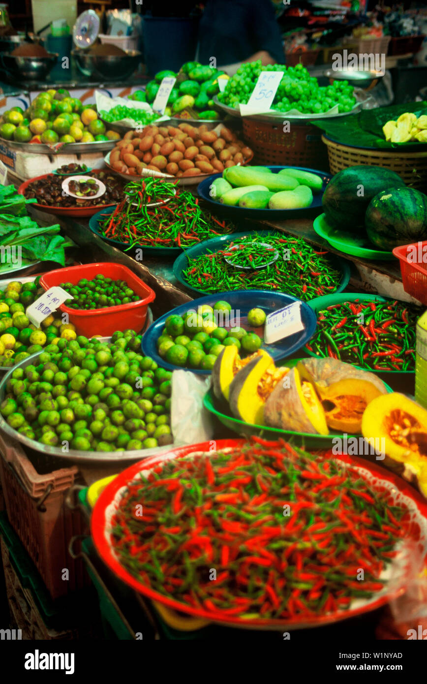 Auf dem Markt in die Stadt Phuket, Phuket, Andamanensee, Thailand Stockfoto