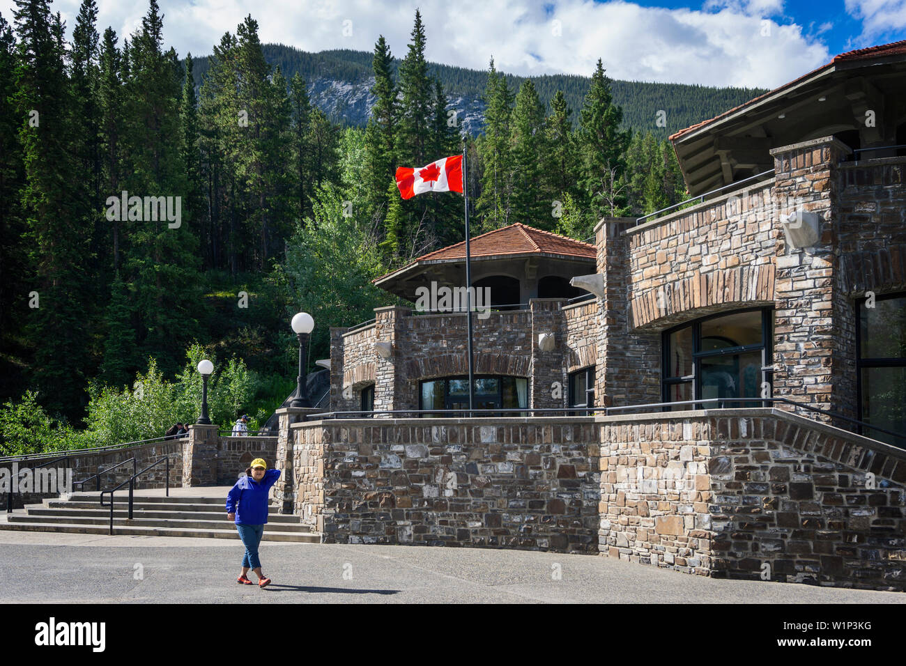 Höhle und Basin National Historic Site Banff Alberta Kanada Stockfoto