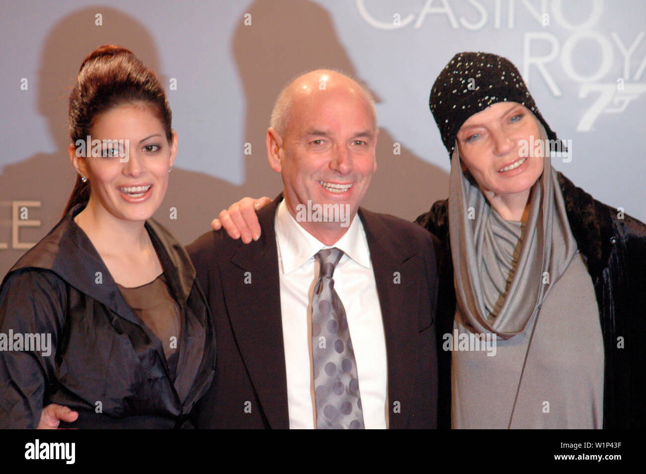 Solei Campbell, Martin Campbell, Veruschka von Lehndorff - Deutschlandpremiere des neuen James-Bond-Films "Casino Royale", Sony Center, Potsdamer Plat Stockfoto