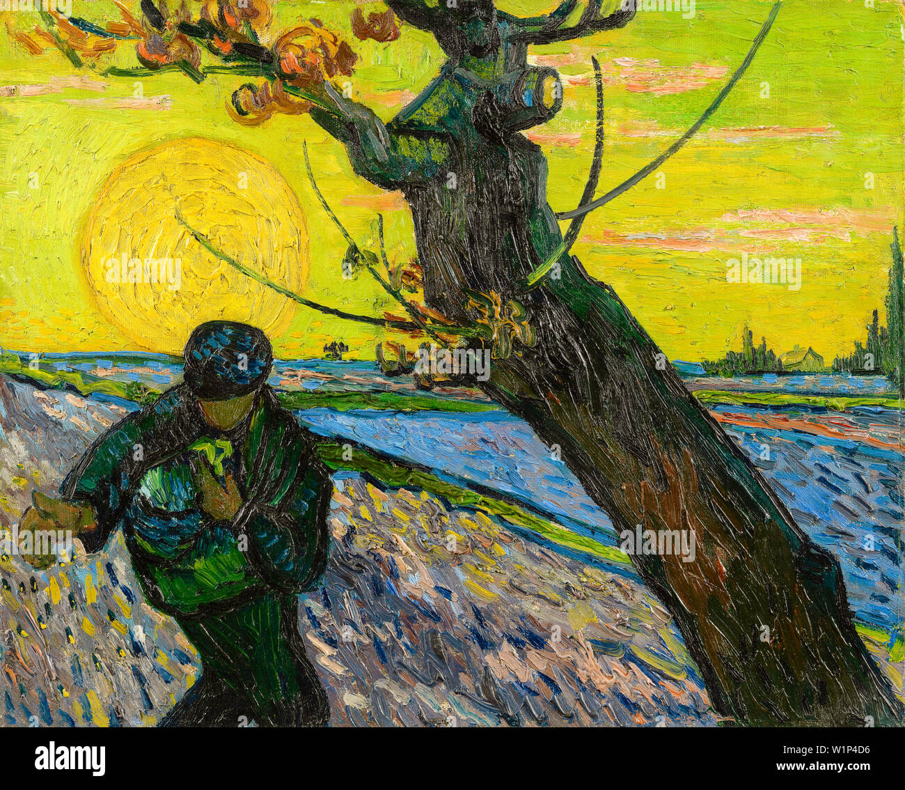 Vincent Van Gogh, Sämann, Landschaftsmalerei, 1888 Stockfoto