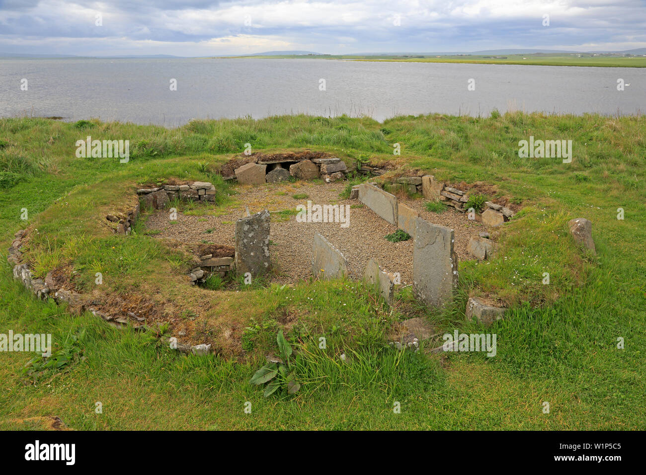 Ansicht der neolithischen Dorf Barnhouse Mainland Orkney ruiniert Stockfoto