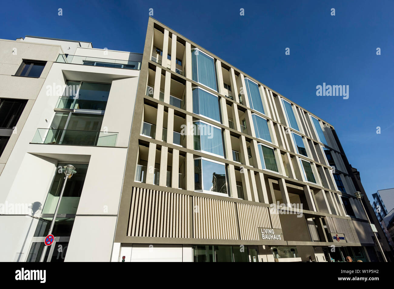 Immobilien Berlin Mitte, Bauhaus, Berlin, Deutschland Stockfoto