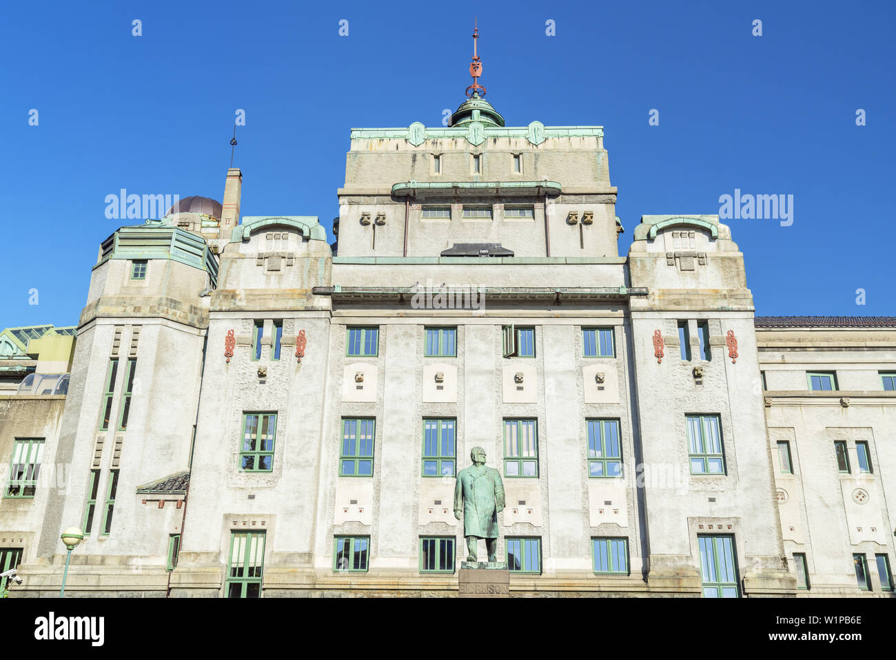 Theater Den Nationale Scene in Bergen, Hordaland, Südnorwegen, Norwegen, Skandinavien, Nordeuropa, Europa Stockfoto