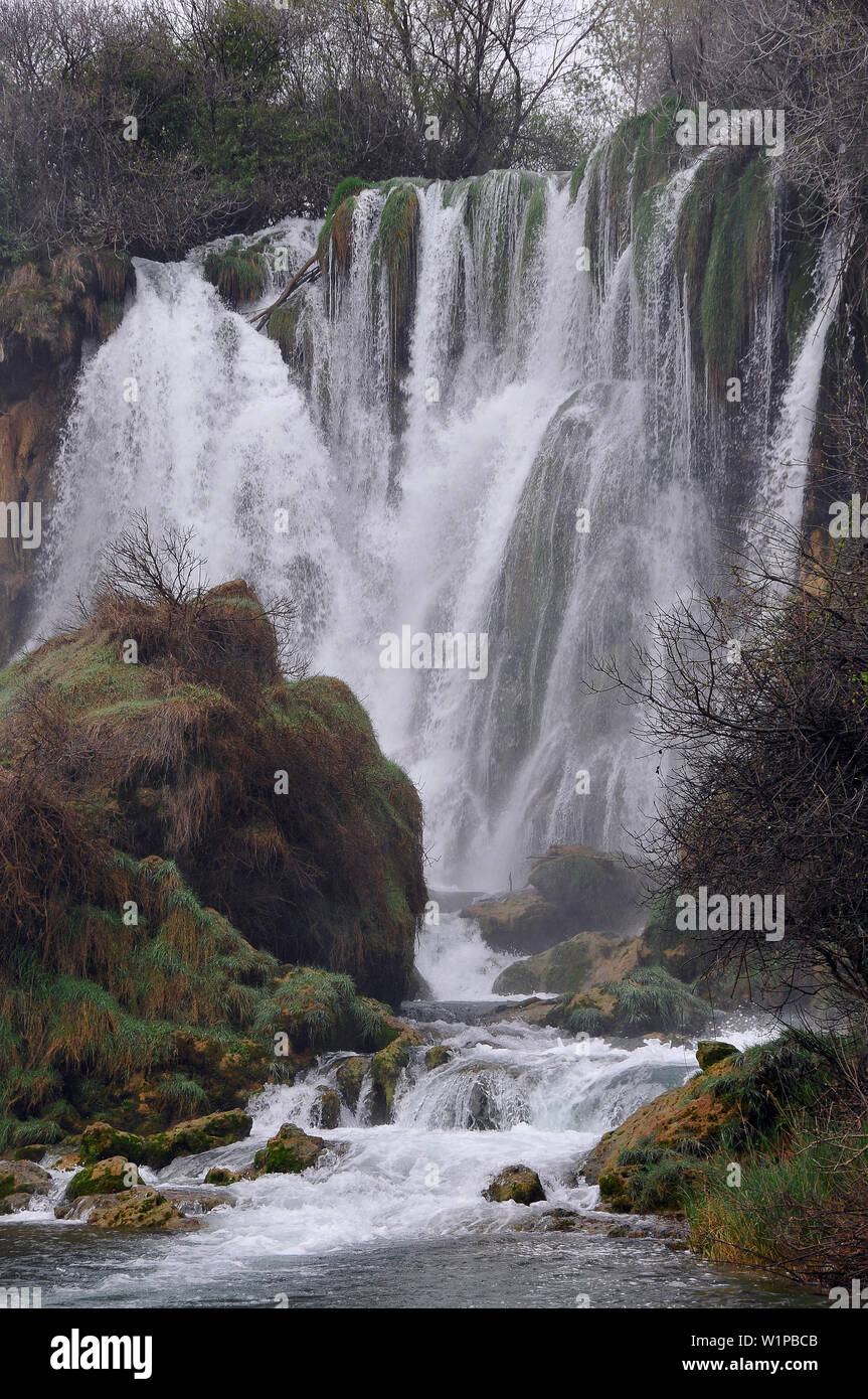 Kravica Wasserfälle, Bosnien und Herzegowina, Bosna i Hercegovina Stockfoto