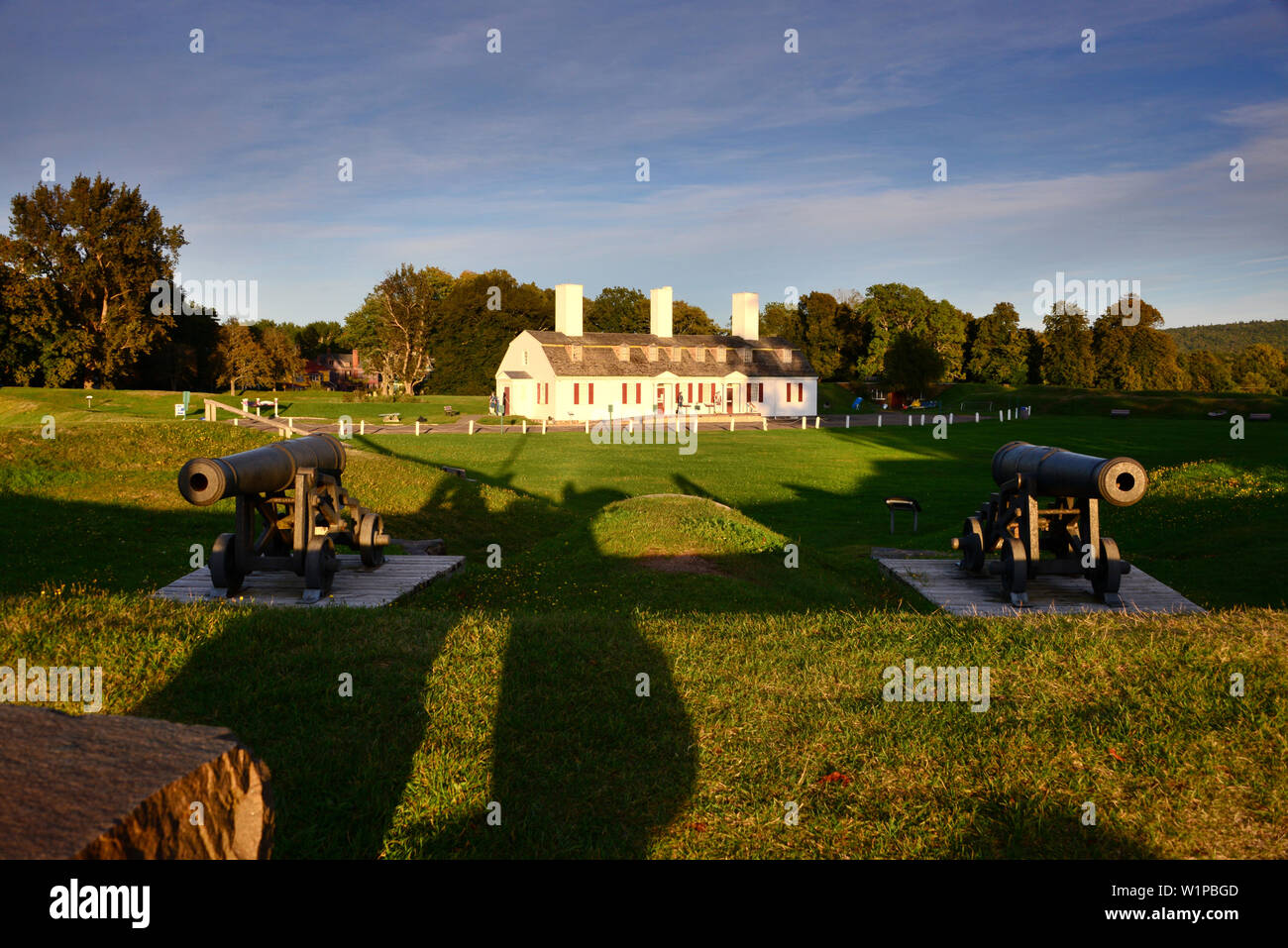 Fort Anne National Historic Site, Annapolis Royal, Nova Scotia, Kanada Stockfoto